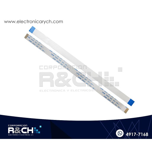 [CB-8ML21] CB-8ML21 Cable FFC Mismo Lado 8 Lineas 1mmx20cm