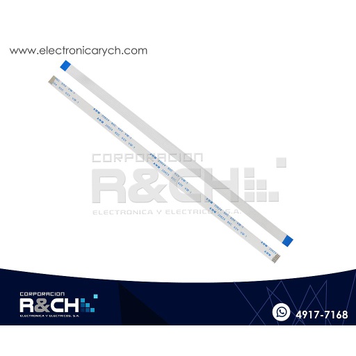 [CB-6ML21] CB-6ML21 Cable FFC Mismo Lado 6 Lineas 1mmx20cm