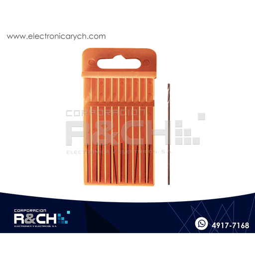 [BC-1005] BC-1005 Set de Brocas 0.5mm Cobalto 10 unidades