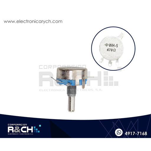 [PT-470H5] PT-470H5 Potenciometro 470 ohm WH5-1A