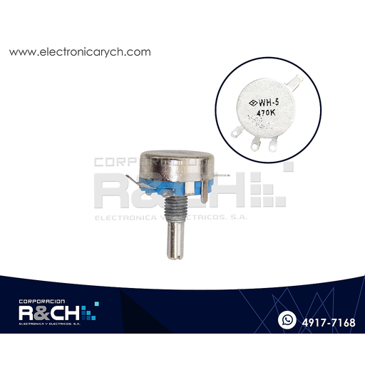 [PT-470KH5] PT-470KH5 Potenciometro 470K ohm WH5-1A