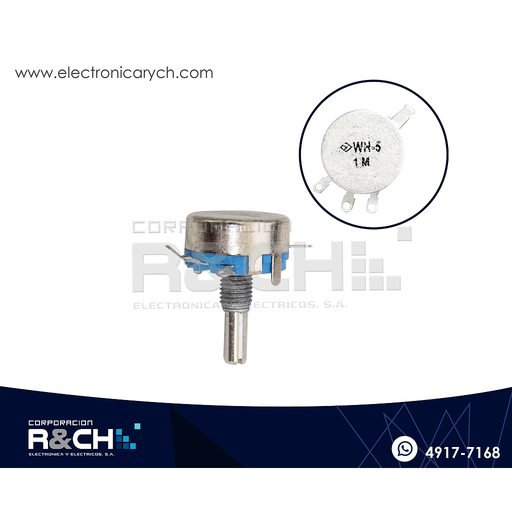 [PT-1MH5] PT-1MH5 Potenciometro 1M ohm WH5-1A