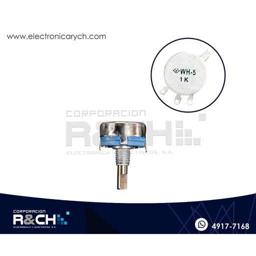 [PT-1KH5] PT-1KH5 Potenciometro 1K ohm WH5-1A
