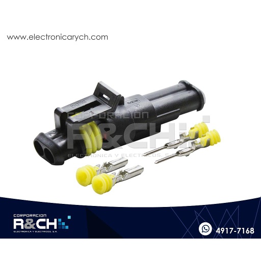 [CN-362P] CN-362P Conector 2 Pin Impermeable