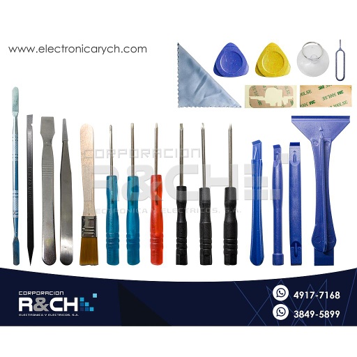 [HM-122] HM-122 Kit de Herramientas Para Reparar Celular 22x1