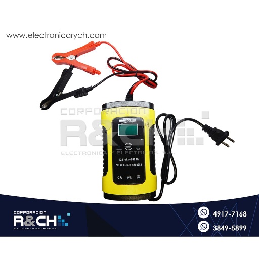 [BT-126A] BT-126A Cargador de Bateria Automatico 12V 6A