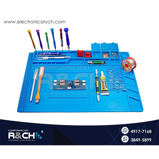 [HM-160] HM-160 Base Resistente al Calor 45x30cm para Trabajo en Electronica