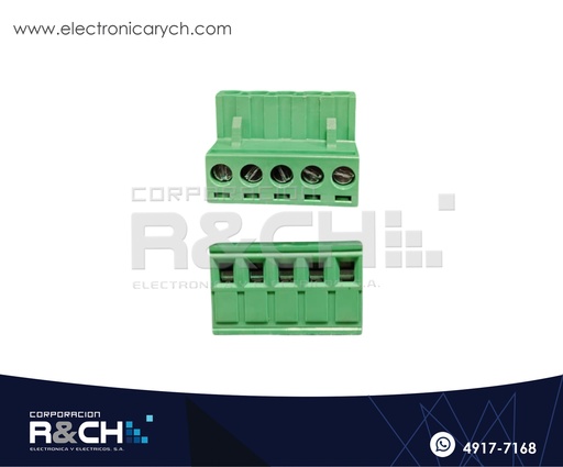 [TN-5P5P] TN-5P5P Plug para Terminal block 5P 5.00m