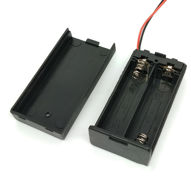 PR-B2XAAAS Porta Bateria 2XAAA con Caja y switch