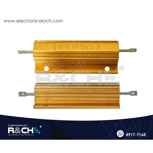 [RX-5/100] RX-5/100 Resistencia 5 ohm 100W Aluminio