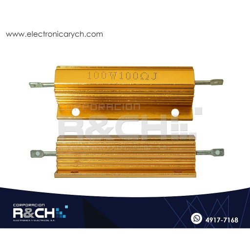 [RX-100/100] RX-100/100 Resistencia 100 ohm 100W Aluminio