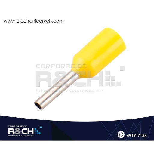 [TN-F1Y] TN-F1Y Terminal Tipo Pin 1mm Amarillo
