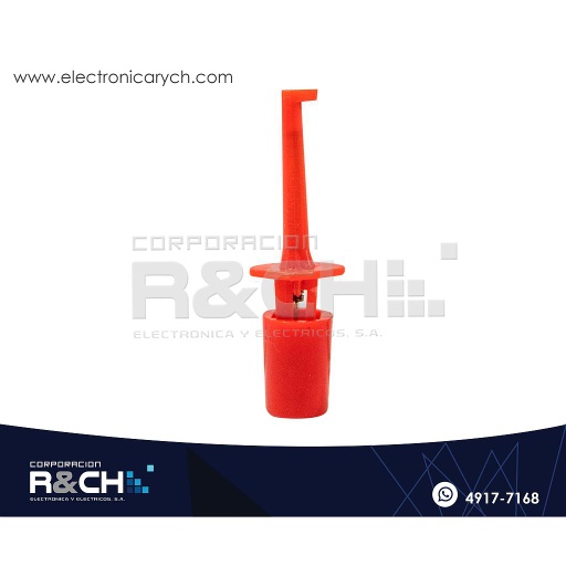 [PU-170R] PU-170R Punta o Clip de Prueba Rojo