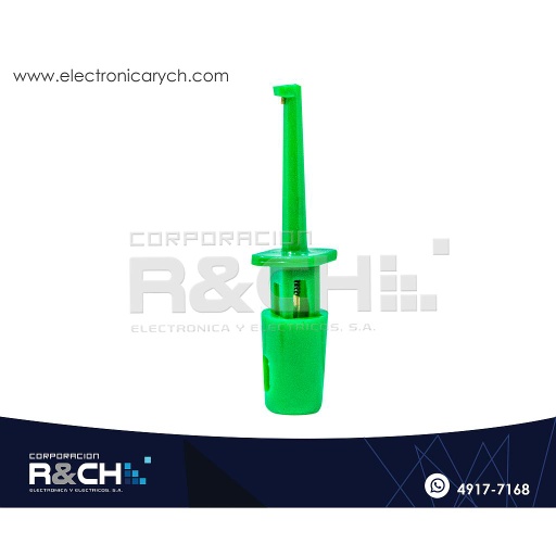 [PU-170G] PU-170G Punta o Clip de Prueba Verde