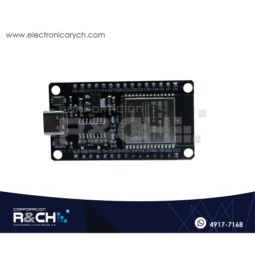 [MD-ESP32C] MD-ESP32C Modulo Wifi + Bluetooth 2 + 1 Cpu De Doble Nucleo Esp32 Conector Tipo C