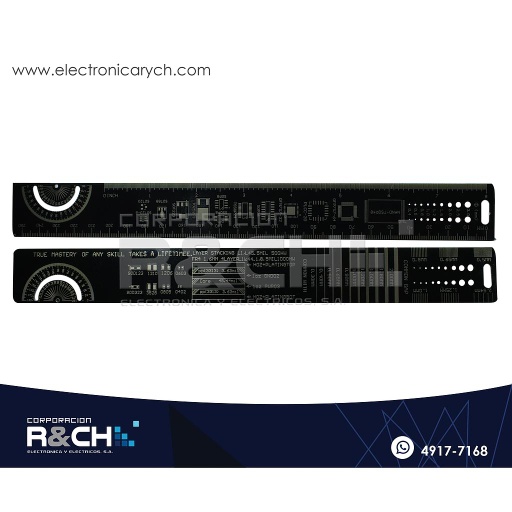 [HM-R30] HM-R30 Regla Multifuncional PCB 30CM