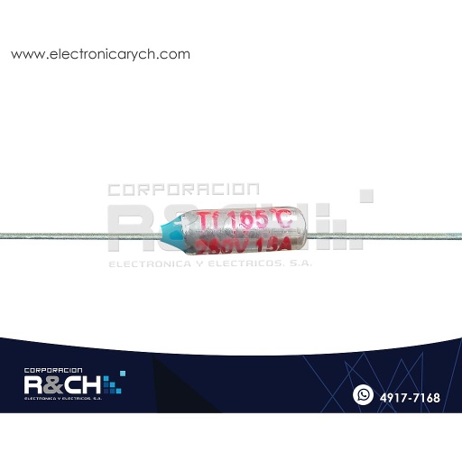 [FT-165F] FT-165F Fusible Termico 165ºC 250V 15A