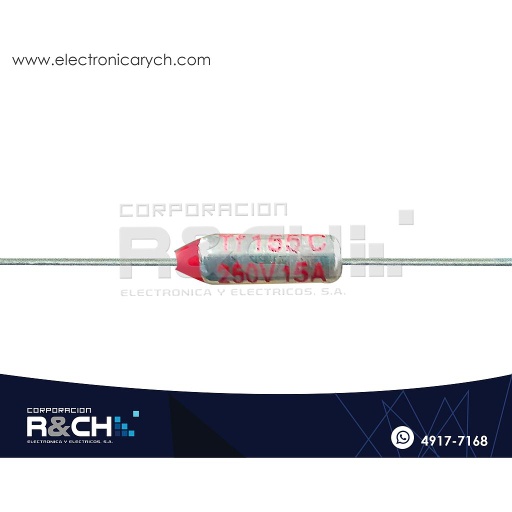 [FT-155F] FT-155F Fusible Termico 155ºC 250V 15A