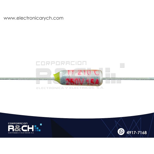 [FT-210F] FT-210F Fusible Termico 210ºC 250V 15A