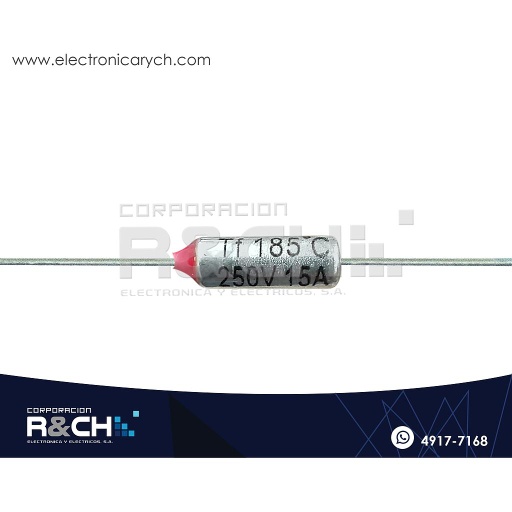 [FT-185F] FT-185F Fusible Termico 185ºC 250V 15A