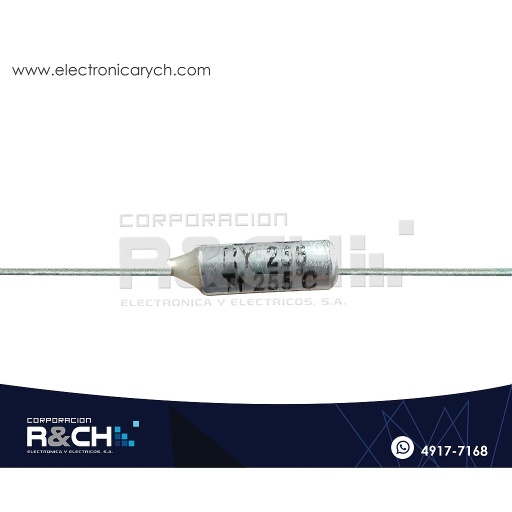 [FT-255F] FT-255F Fusible Termico 255ºC 250V 15A
