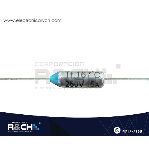 [FT-167F] FT-167F Fusible Termico 167ºC 250V 15A