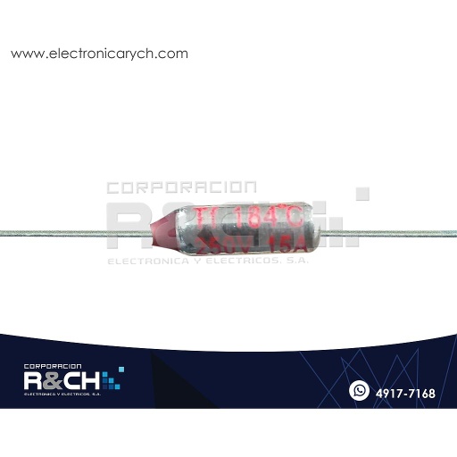 [FT-184F] FT-184F Fusible Termico 184ºC 250V 15A