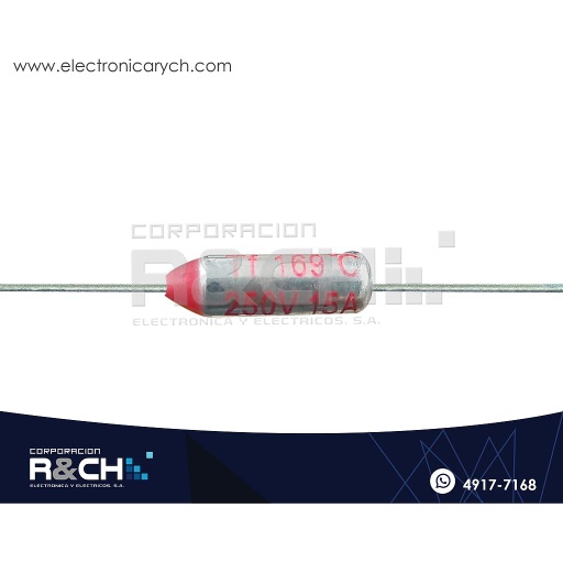 [FT-169F] FT-169F Fusible Termico 169ºC 250V 15A