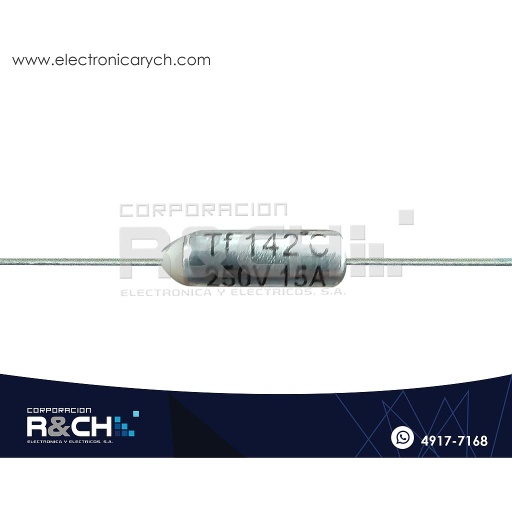 [FT-142F] FT-142F Fusible Termico 142ºC 250V 15A