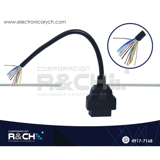 [CN-OBD2M] CN-OBD2M Conector OBD2 Macho Para Escáner automotriz