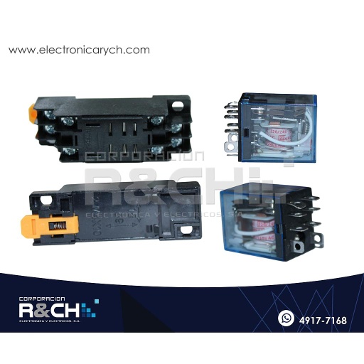 [RL-2208P] RL-2208P Relay Con Base 220V 10A 8 Pin