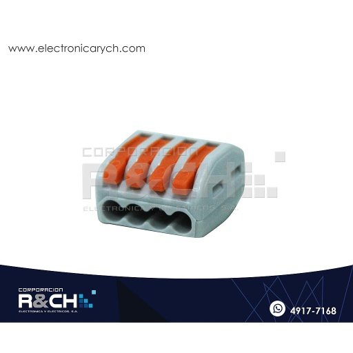 [CN-W4] CN-W4 Conector Tipo Wago 4 vias