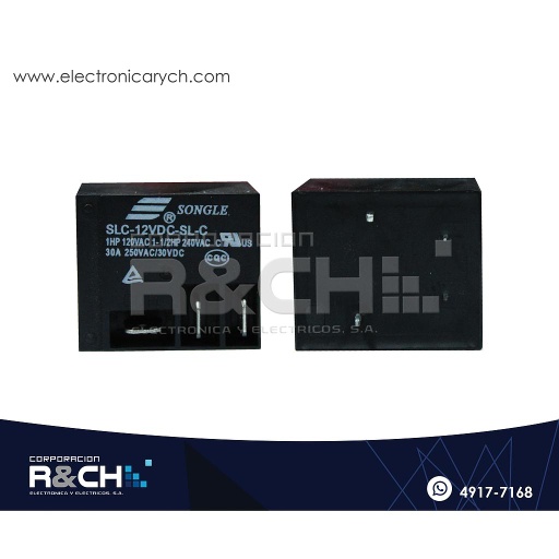 [RL-SLC125P] RL-SLC125P Relay 1 Polo 2 Tiros 12V  30A