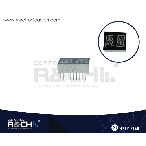 [ELD-5241AS] DP-5241BS Display Alfanumerico Anodo comun Rojo 0.54"
