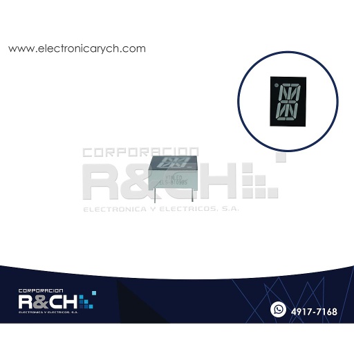 [DP-8109BS] DP-8109BS Display Alfanumerico Anodo comun Rojo 0.8"