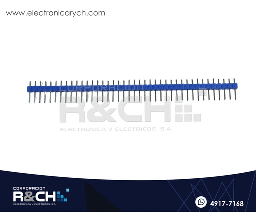 [CN-IDC40MAZ] CN-IDC40MAZ conector IDC 40 pin macho Azul