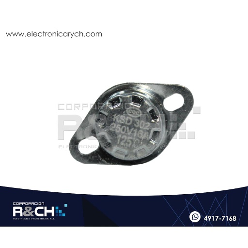 [SW-302125] SW-302125 Switch Termostato 16A 250V 125º NC KSD302