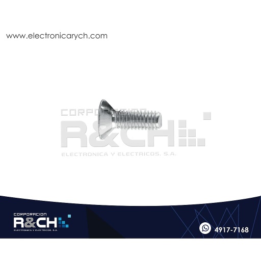 [TOR-P425] TOR-P425 Tornillo M4x25mm Cabeza Plana