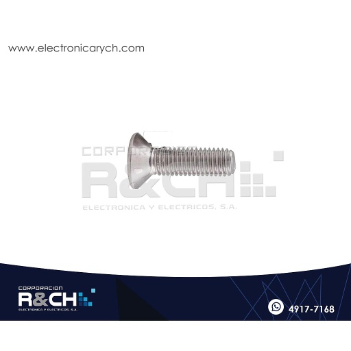 [TOR-P412] TOR-P412 Tornillo M4x12mm Cabeza Plana