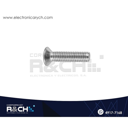 [TOR-P312] TOR-P312 Tornillo M3x12mm Cabeza Plana
