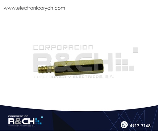 [TN-22] TN-22 Espaciador Dorado 22mm con Tornillo 6mm