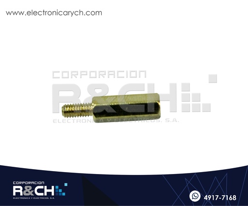 [TN-14] TN-14 Espaciador Dorado 14mm con Tornillo 6mm