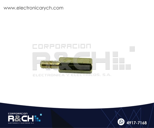 [TN-10] TN-10 Espaciador Dorado 10mm con Tornillo 6mm