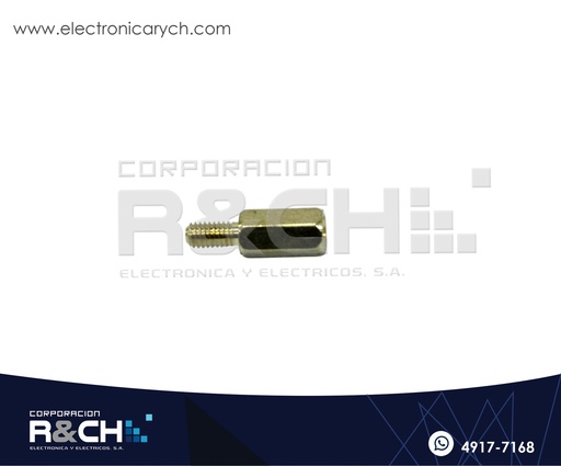 [TN-09] TN-09 Espaciador Dorado 9mm con Tornillo 6mm