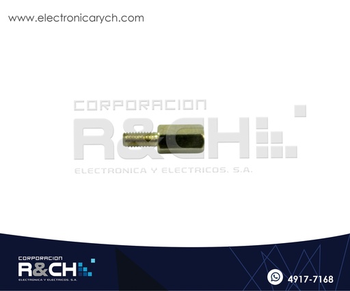 [TN-08] TN-08 Espaciador Dorado 8mm con Tornillo 6mm