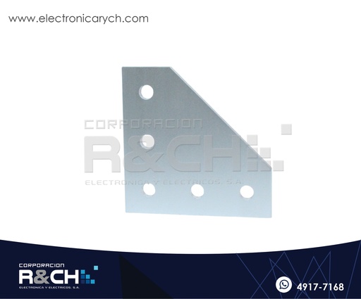 [PF-520] PF-205 Accesorio Soporte Angular 90 Aluminio 60x60mm 2020