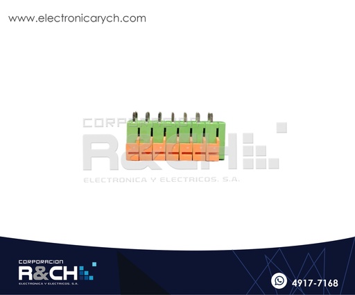 [TN-427V] TN-427V Terminal Block 7 Polos Vertical 5.08mm Tipo Presion