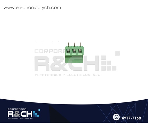 [TN-128503] TN-128503 Terminal Block 3 Polos 5.0mm Verde