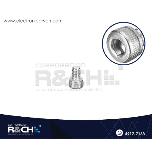 [TOR-H330] TOR-H330 Tornillo M3x30mm Cabeza Hexagonal interior