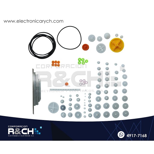 [SET-702] SET-702 Set de Engranes Plasticos mas barras de acoples